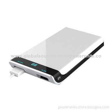 High-capacity 13,600mAh power bank with dual USB output port